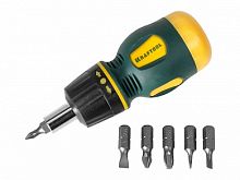 Отвертка реверсивная с битами Kraftool EXPERT, 26190-H7  картинка